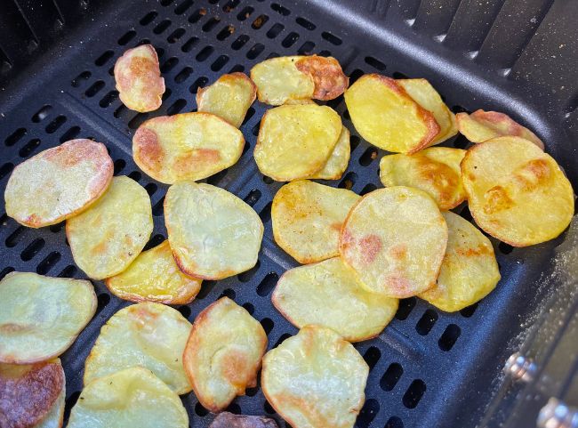 Chips selber machen Heißluftfritteuse