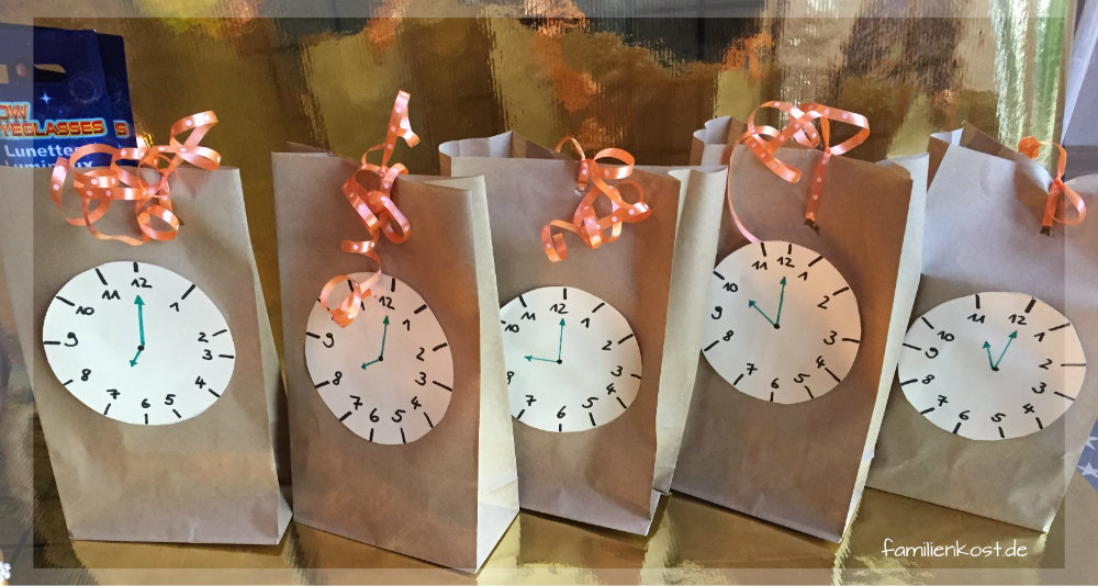 Countdown Bags für die Silvester-Party