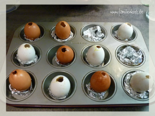 Kuchen in der Eierschale backen: Rezept und Anleitung