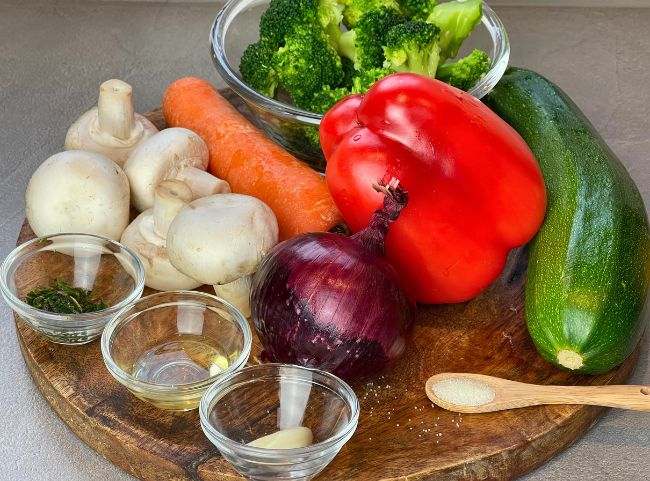 Gemüse für Heißluftfritteuse