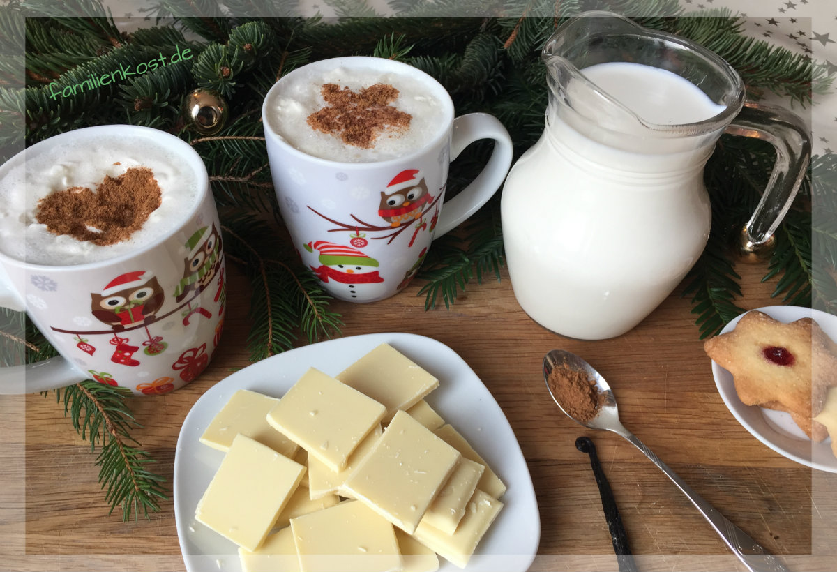 Heiße weiße Schokolade Rezept