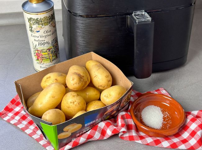 Kartoffelecken Heißluftfritteuse Rezept