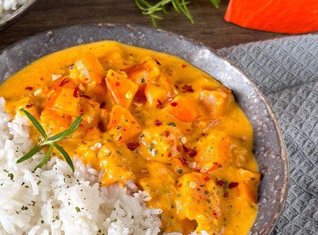 Kürbis-Curry vegan