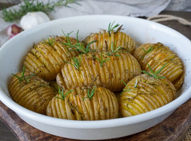 Rezept Fächerkartoffeln im Backofen