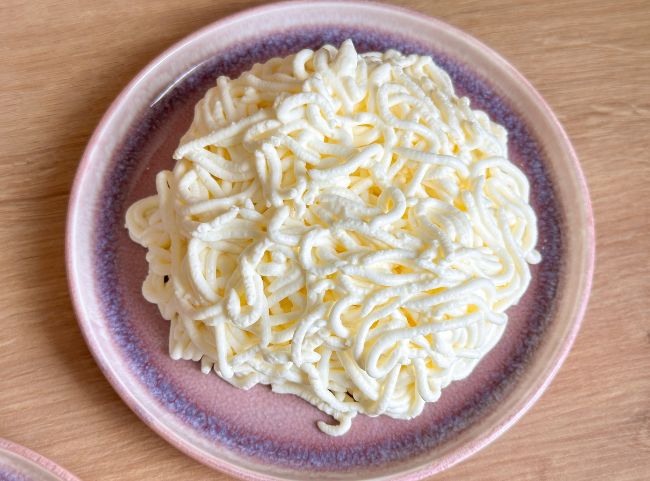 Spaghettieis Dessert