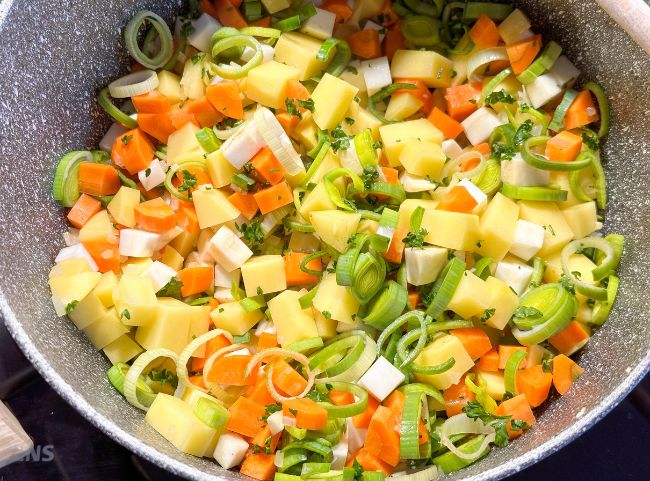 veganer Eintopf Gemüse kochen