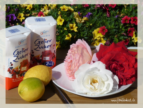 Rosengelee kochen Rosengelee kochen