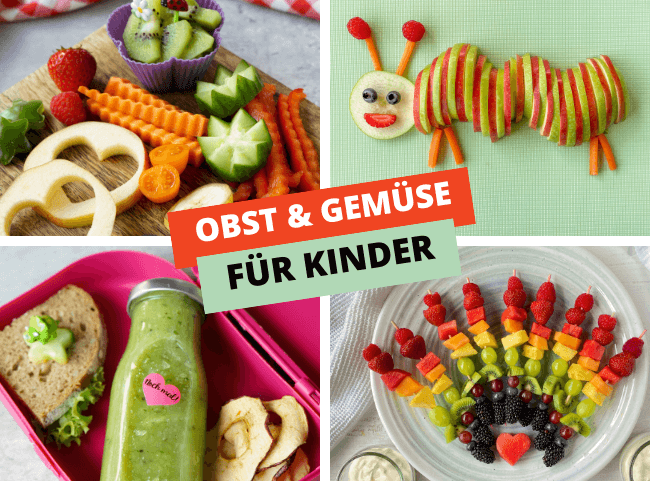 5 am Tag – Rezepte und Ideen für Obst und Gemüse für Kinder