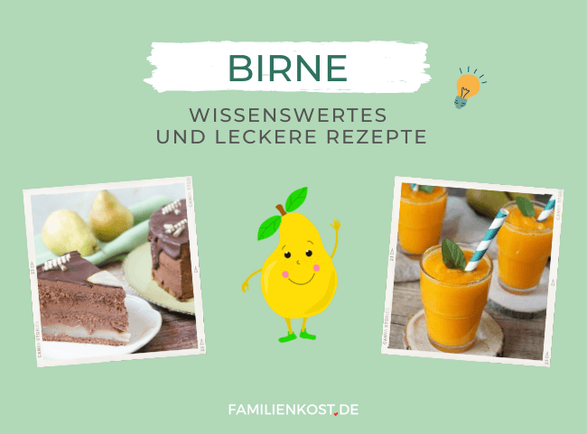 Birne als Obst für Kinder