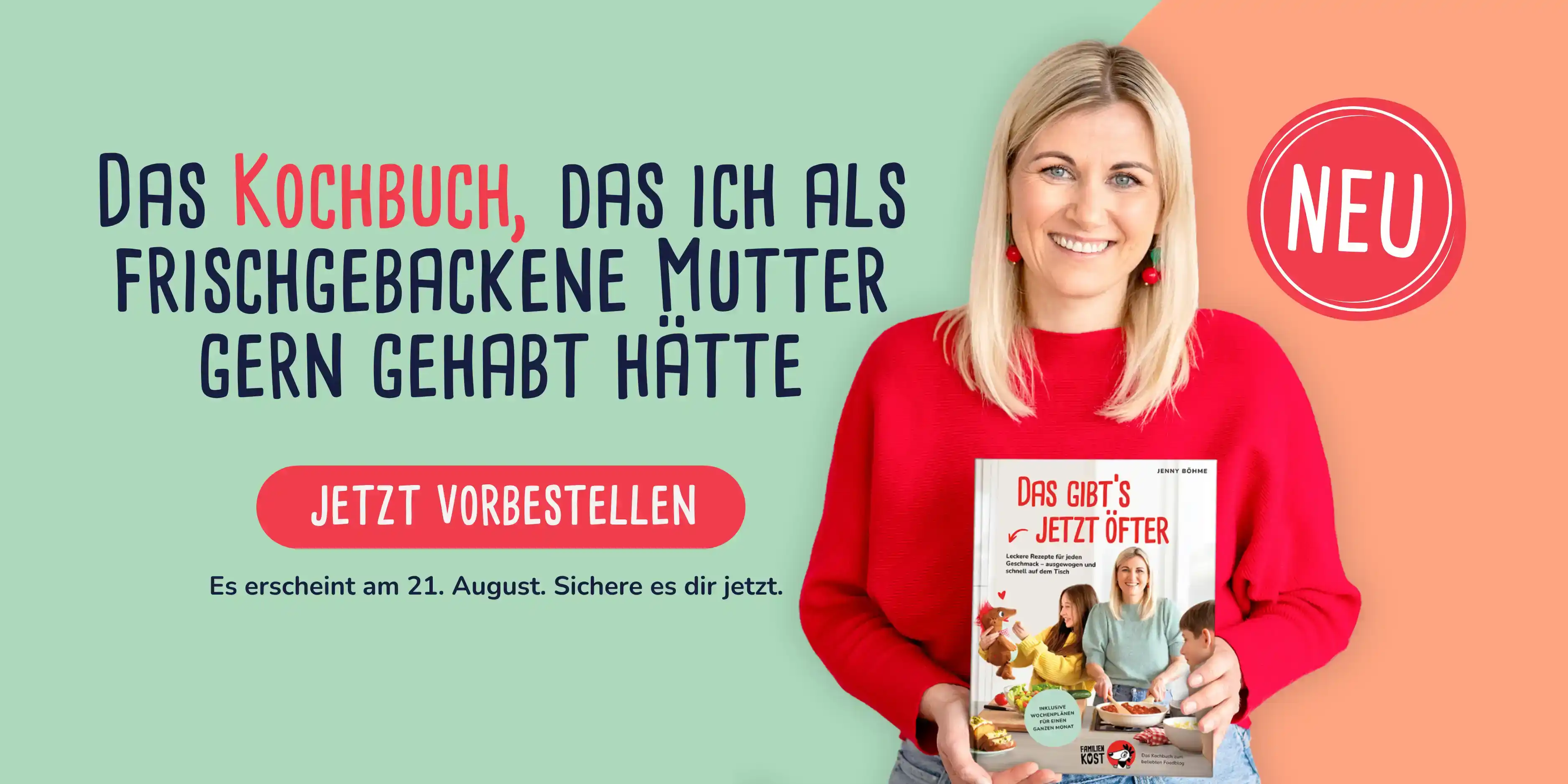 Neues Kochbuch von Jenny Böhme