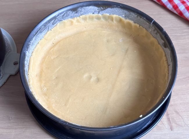 Rhabarberkuchen Mürbeteig