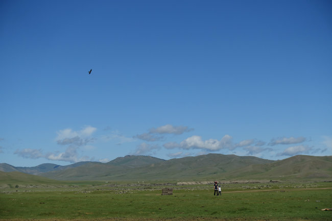 Toilettengang WC Mongolei Toilettengang WC Mongolei