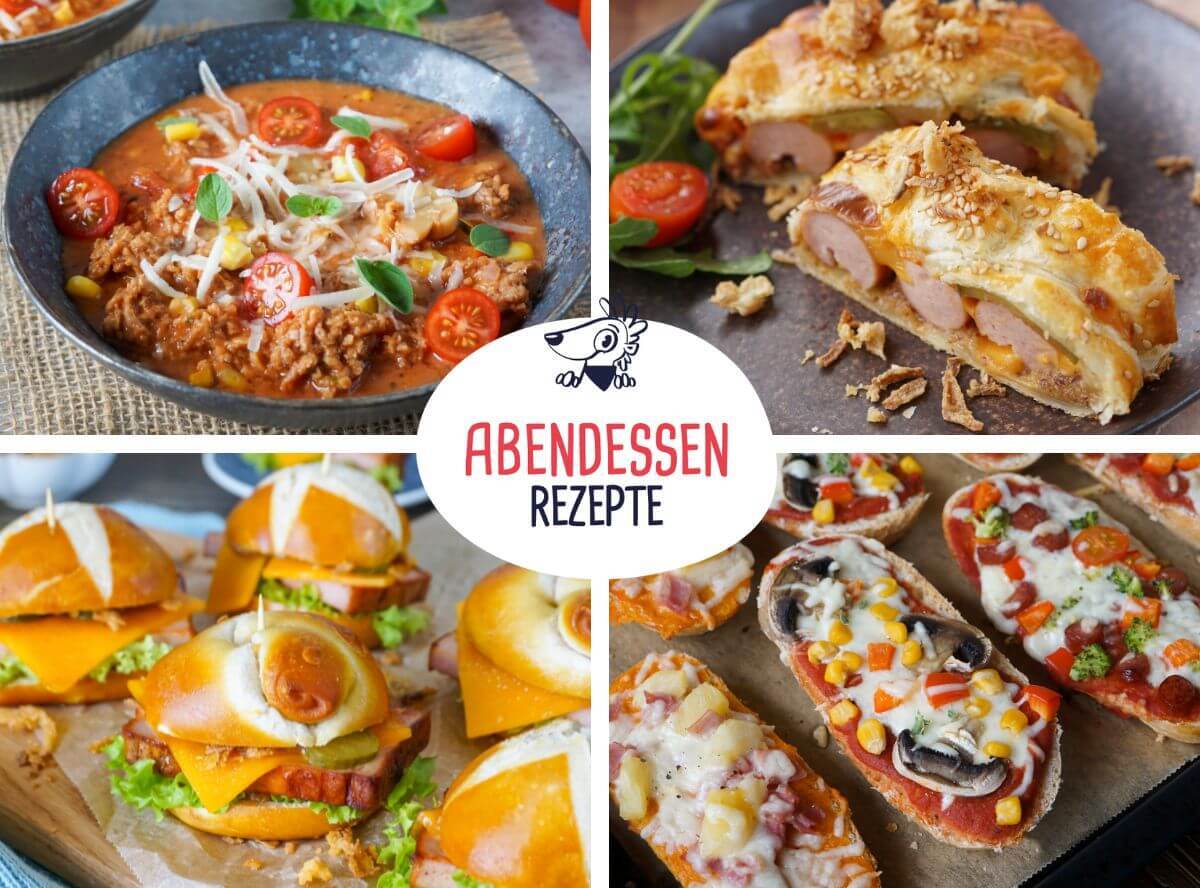 Rezepte für das Abendessen