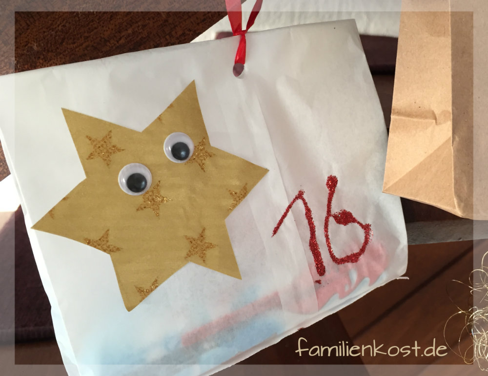 Adventskalender mit Augen