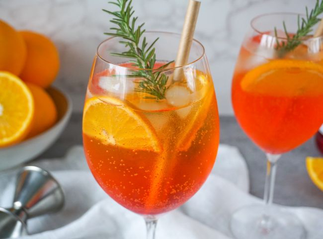 Alkoholfreier Aperol Spritz