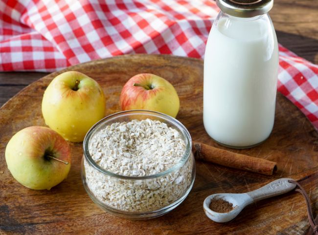 Apfel-Zimt-Porridge selber machen