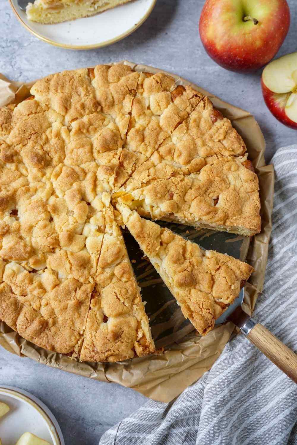 Apfelkuchen mit Streusel: Ein Rezept, das alle begeistert Apfelkuchen mit Streusel: Ein Rezept, das alle begeistert