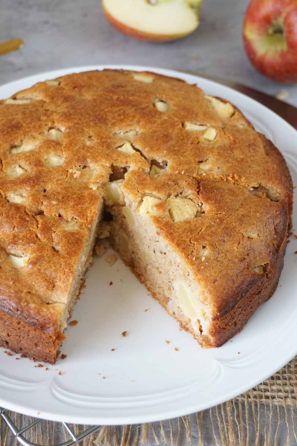 Apfelkuchen ohne Zucker Apfelkuchen ohne Zucker