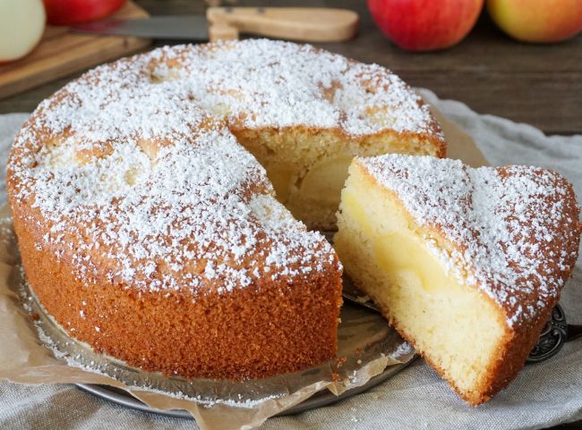 Apfelkuchen für Kinder und Familie