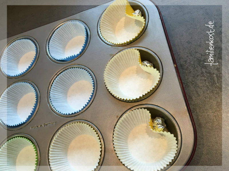 Muffins in Apfelform backen Muffins in Apfelform