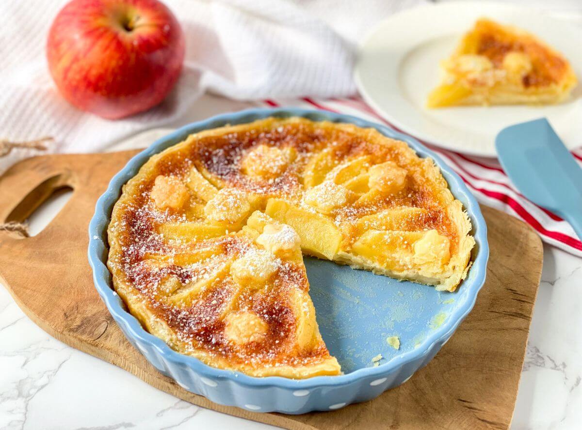 Apfeltarte mit Blätterteig