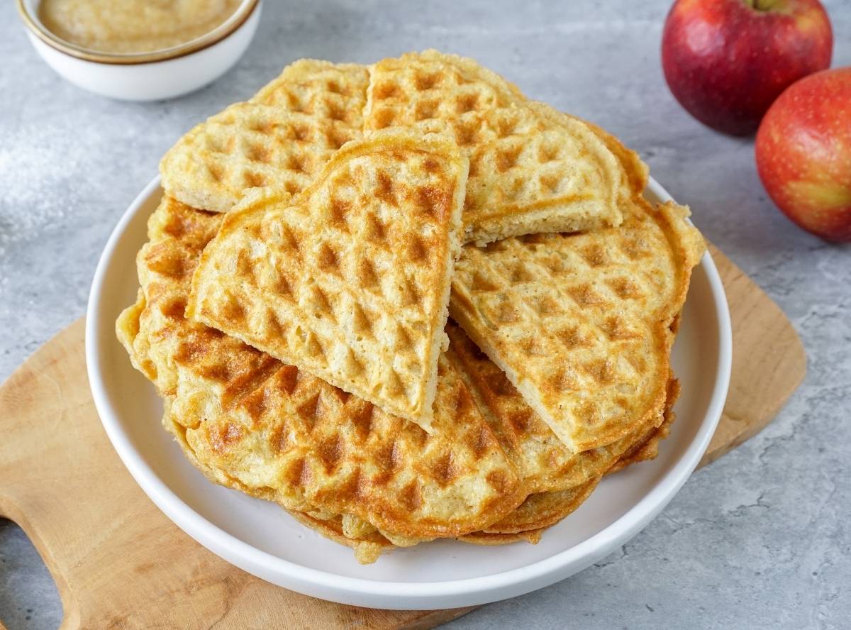 Apfelwaffeln, die nicht nur Kinder lieben