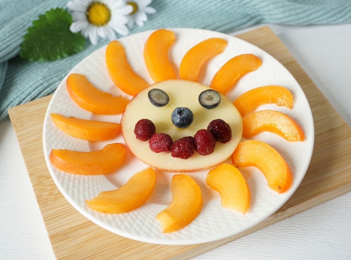 Aprikose für Kinder