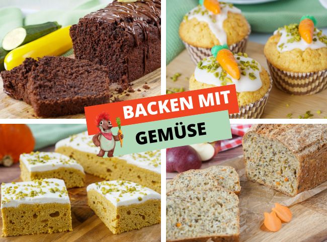 Backen mit Gemüse - unsere besten Rezepte