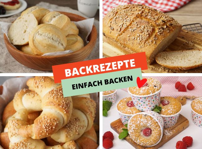 Backrezepte zum einfach backen