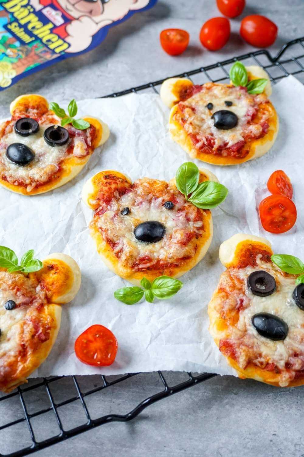 Bärchen Mini-Pizza (nicht nur für) Kinder Bärchen Mini-Pizza (nicht nur für) Kinder