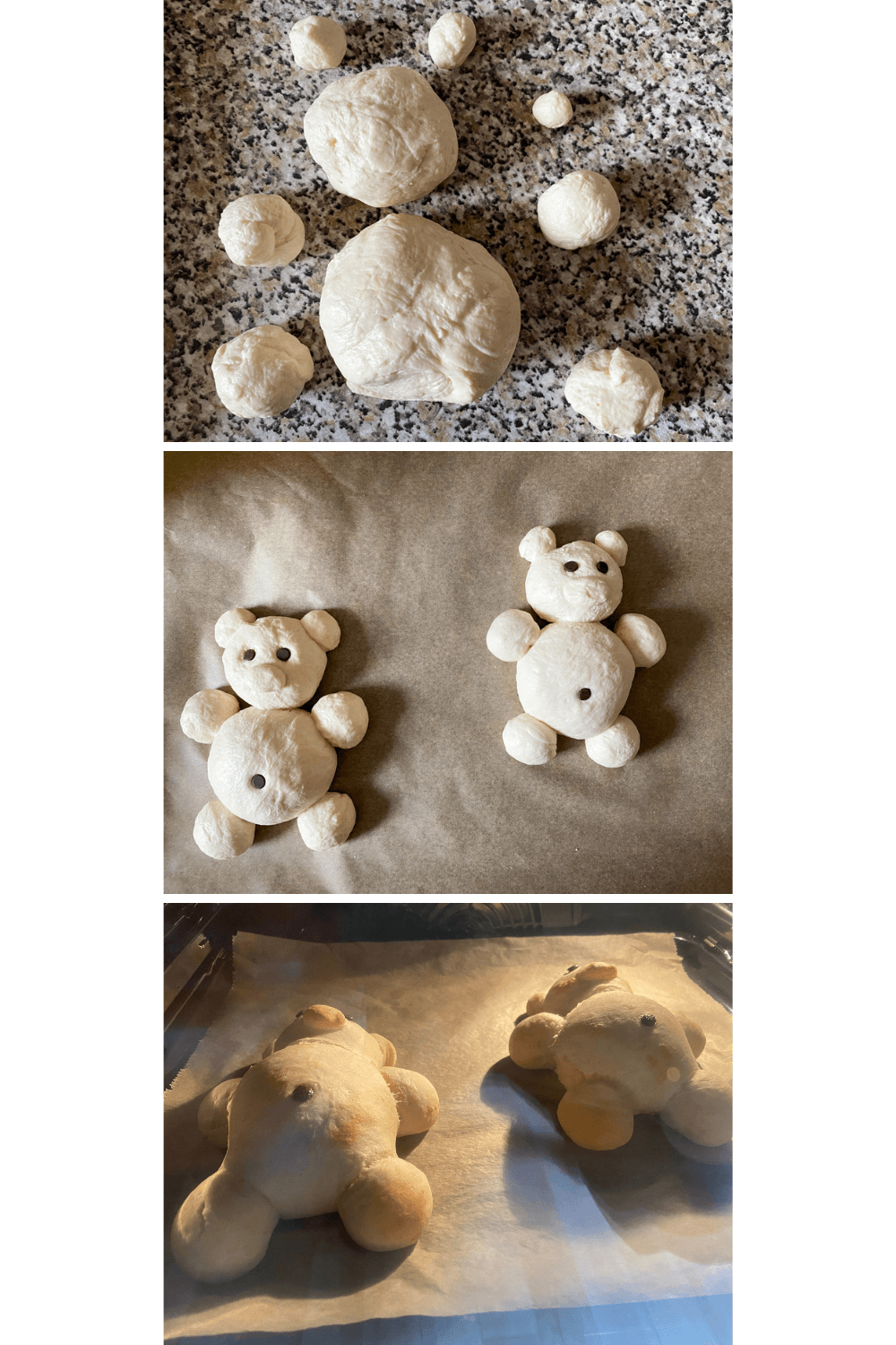 Bärenbrötchen für Kinder backen Bärenbrötchen für Kinder backenl