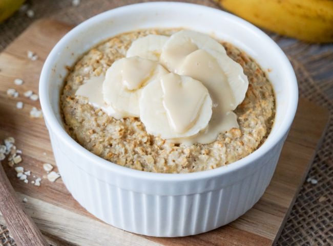 Baked Oats Banane Airfryer