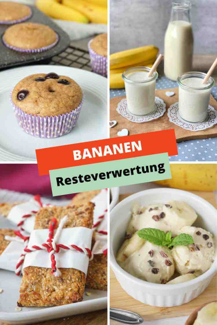 Resteverwertung reife Bananen