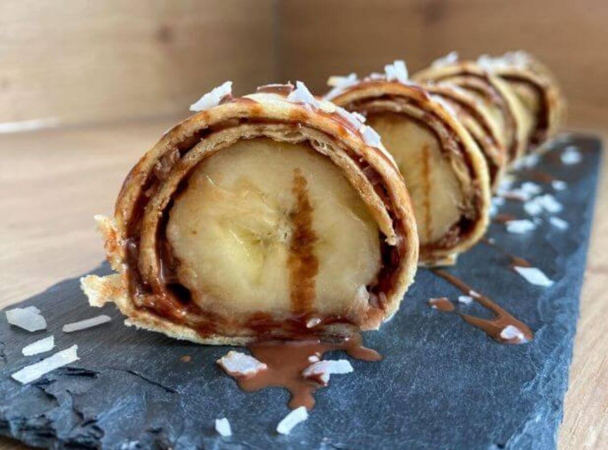 Bananen Sushi 