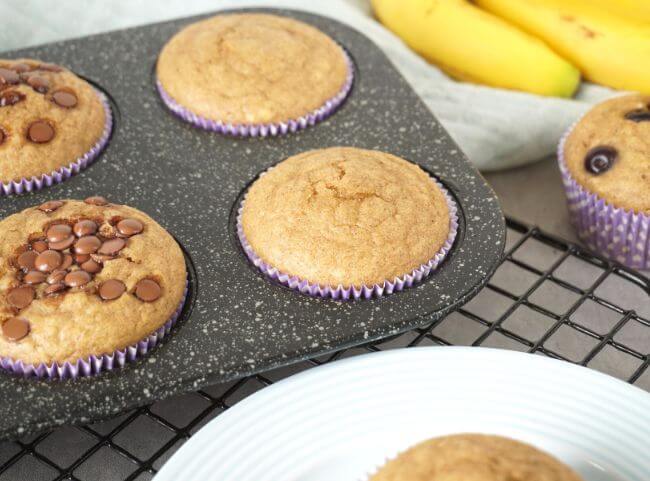 Bananenmuffins ohne Zucker auch für Baby und Kleinkind