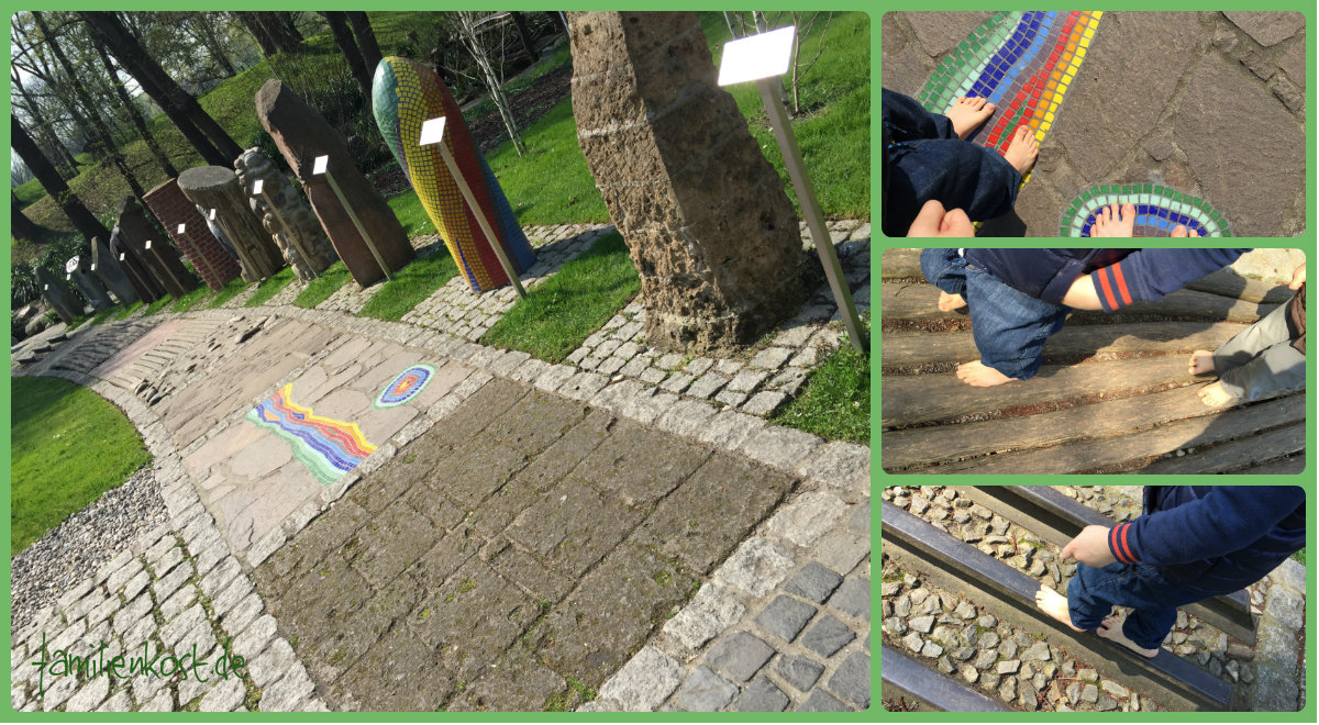 Barfusspfad im Luisenpark Mannheim