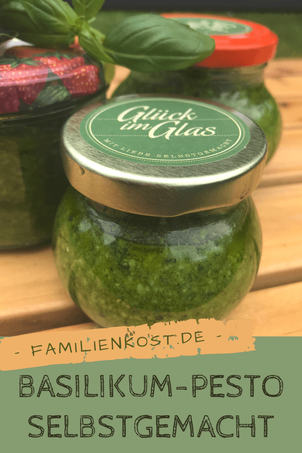 Basilikum-Pesto selber machen Basilikum-Pesto selber machen