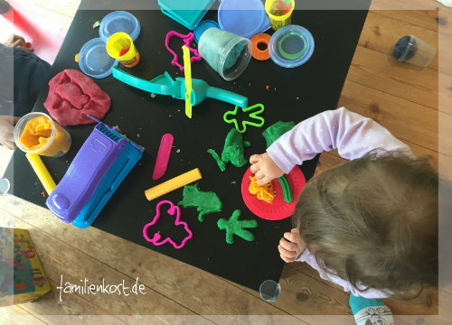 Mit selbstgemachter Knete basteln Basteln mit selbstgemachter Knete