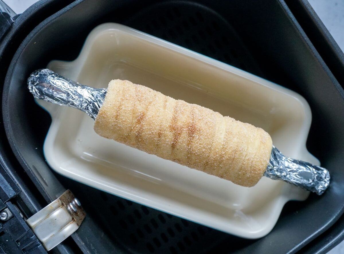 Baumstriezel in der Heißluftfritteuse selber machen