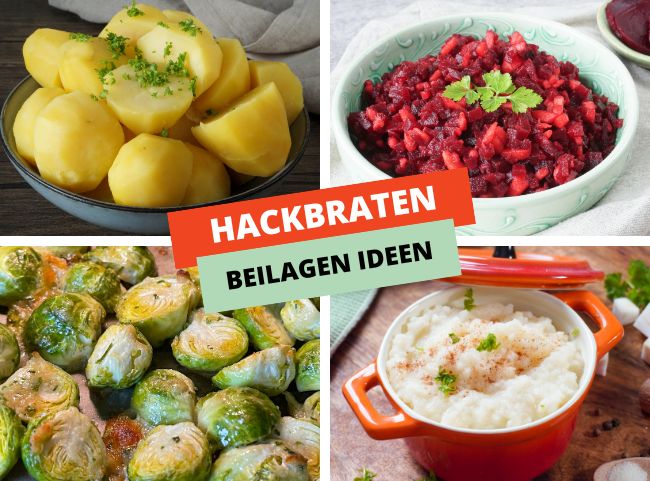 Beilagen für Hackbraten für jeden Geschmack