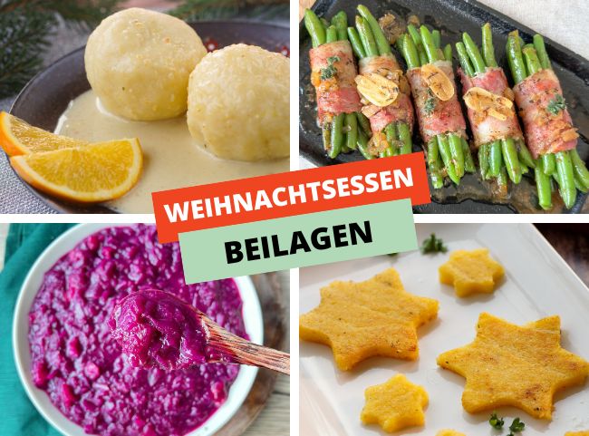 Beilagen zum Weihnachtsessen