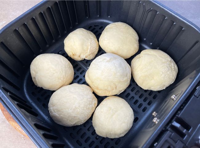 Berliner Krapfen aus der Heißluftfritteuse
