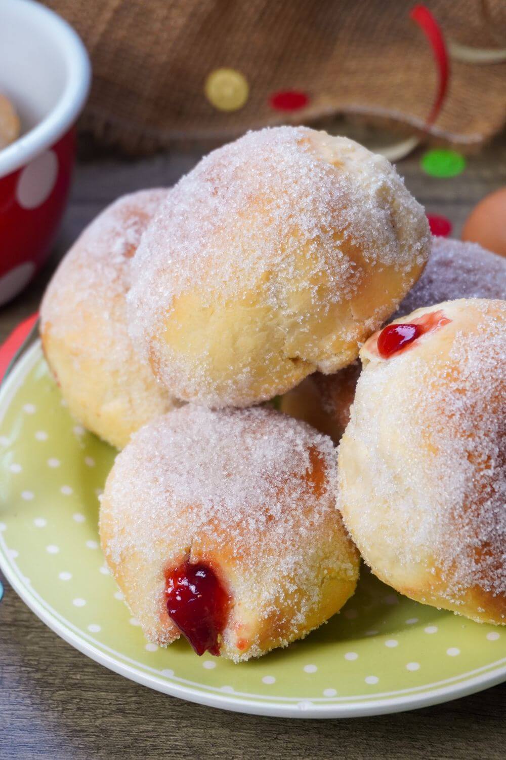 Berliner Krapfen aus der Heißluftfritteuse