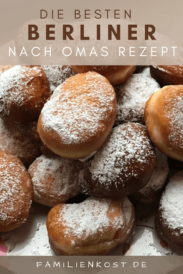 Berliner Pfannkuchen mit Marmelade nach Omas DDR Rezept