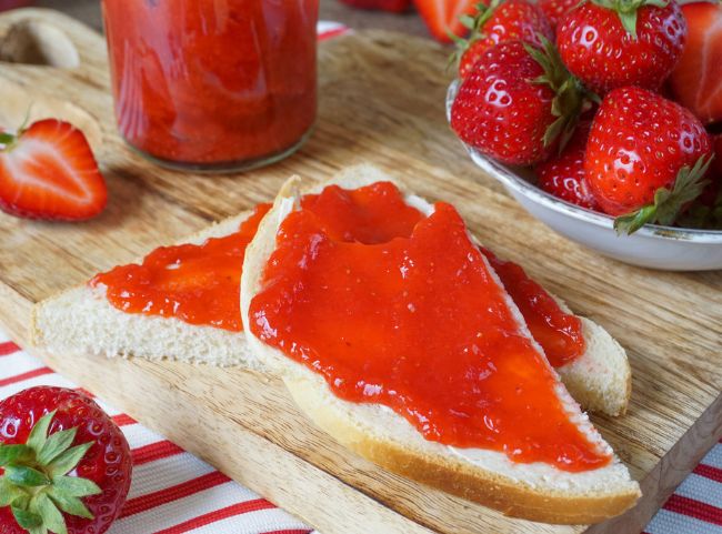 Beste Erdbeermarmelade samtig Beste Erdbeermarmelade samtig