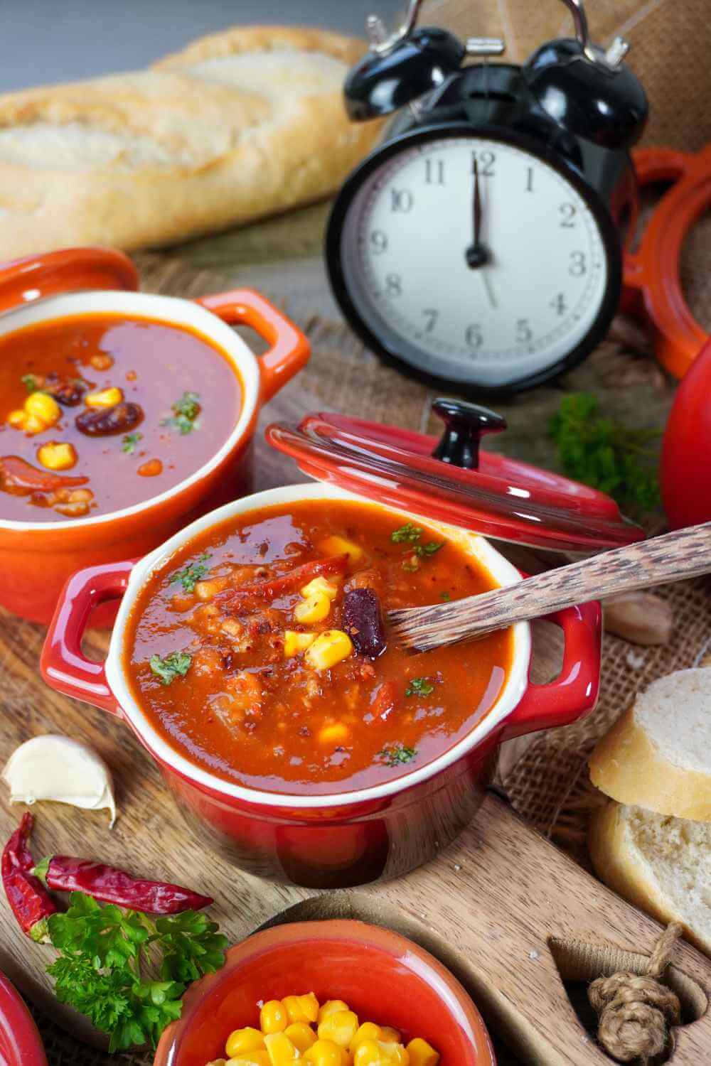 Mitternachtssuppe mit Hackfleisch