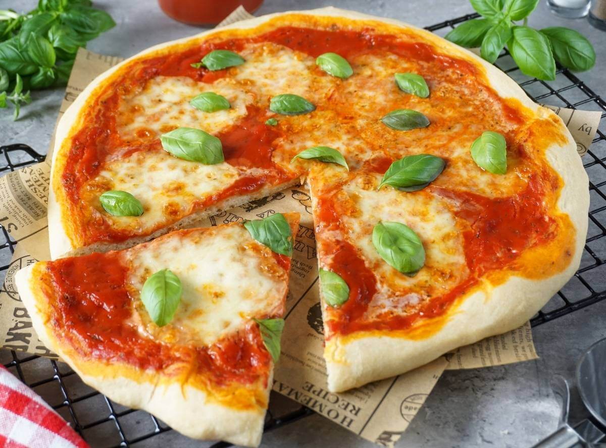 selbstgemachte Pizza