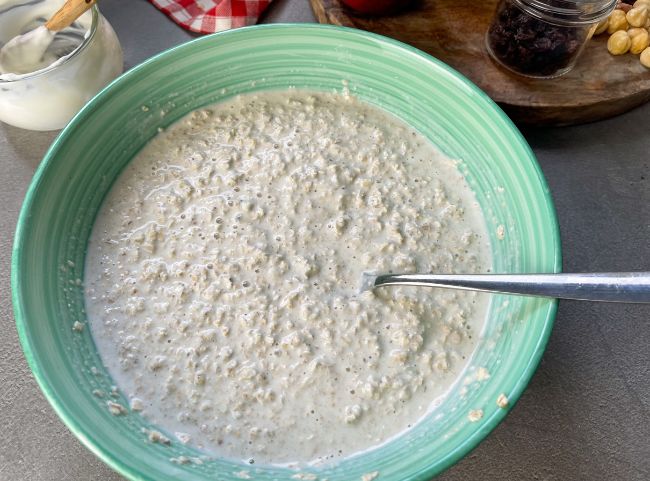 Bircher Müsli mit Haferflocken