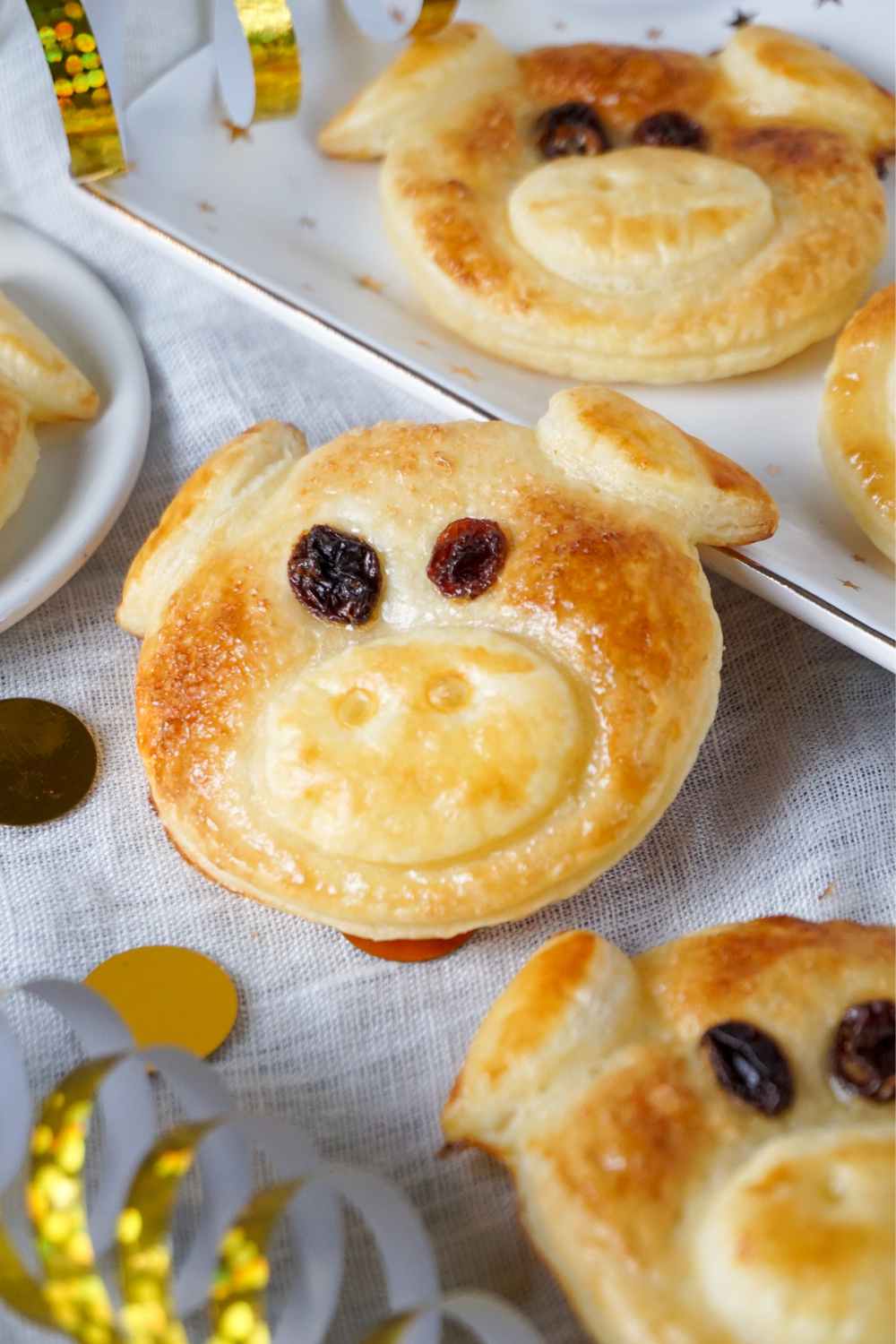 Blätterteig Schweinchen Neujahr Silvester