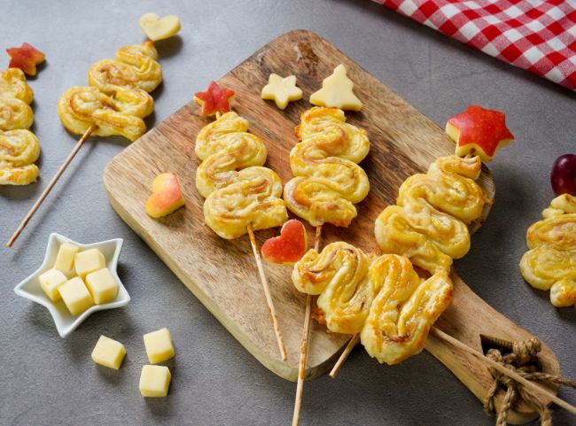 Blätterteig Tannenbaum Fingerfood